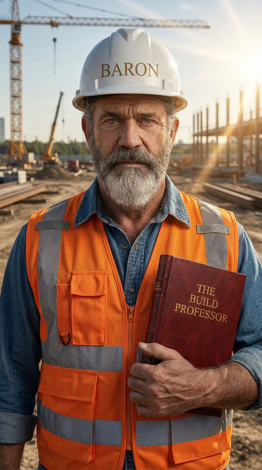 Baron at construction site